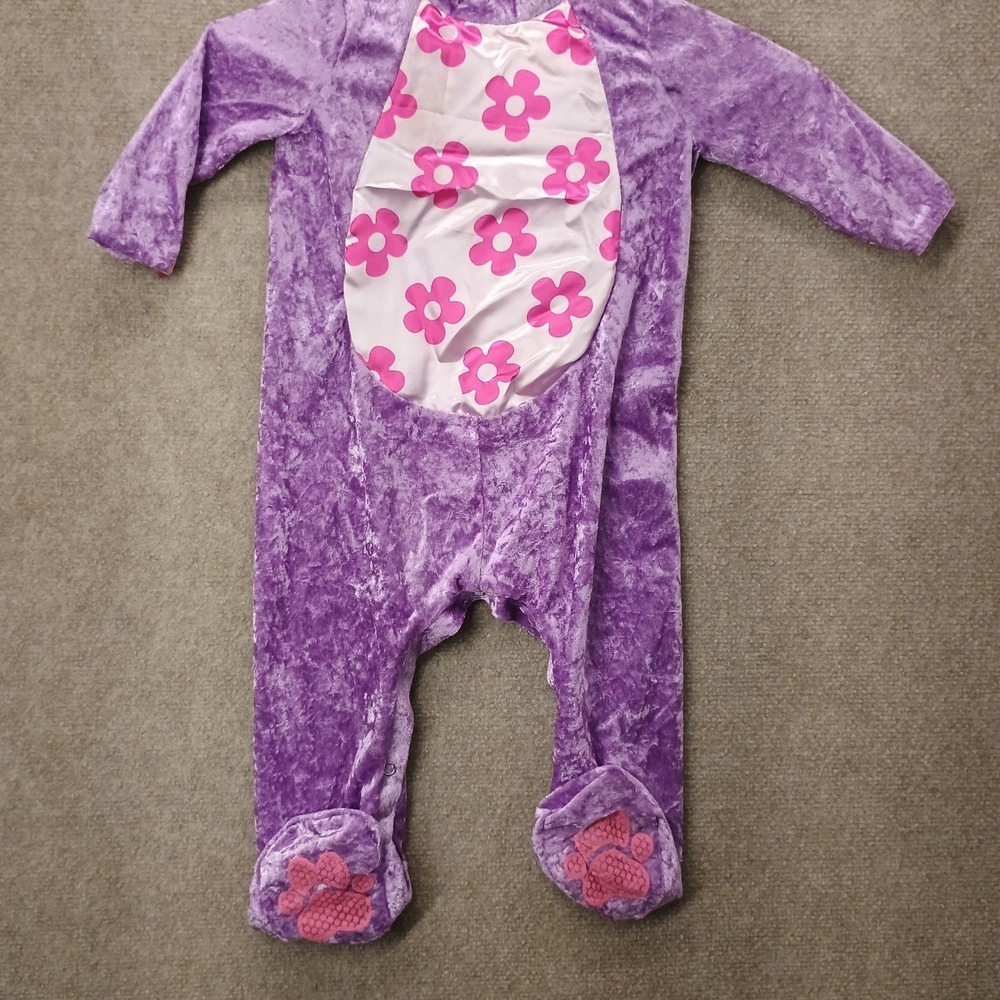 InCharacter Huggable Hippo Kids Costume - Purple and Pink - Picture 4 of 11